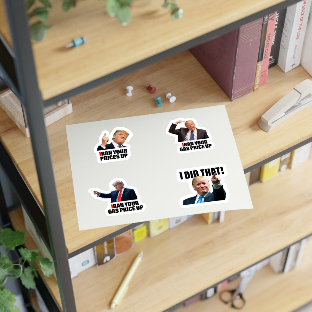 I Ran Your Prices Up Sticker Pack