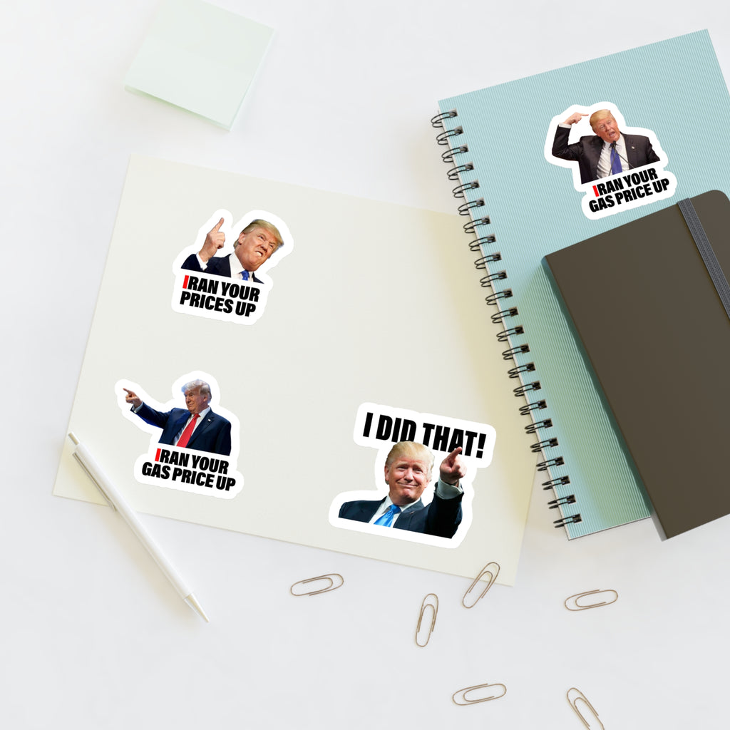 I Ran Your Prices Up Sticker Pack